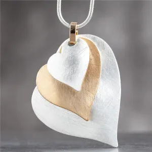 Love Heart Long Necklace for Women Jewelry Hotsale New in Chokers Jewellery Choker Chains