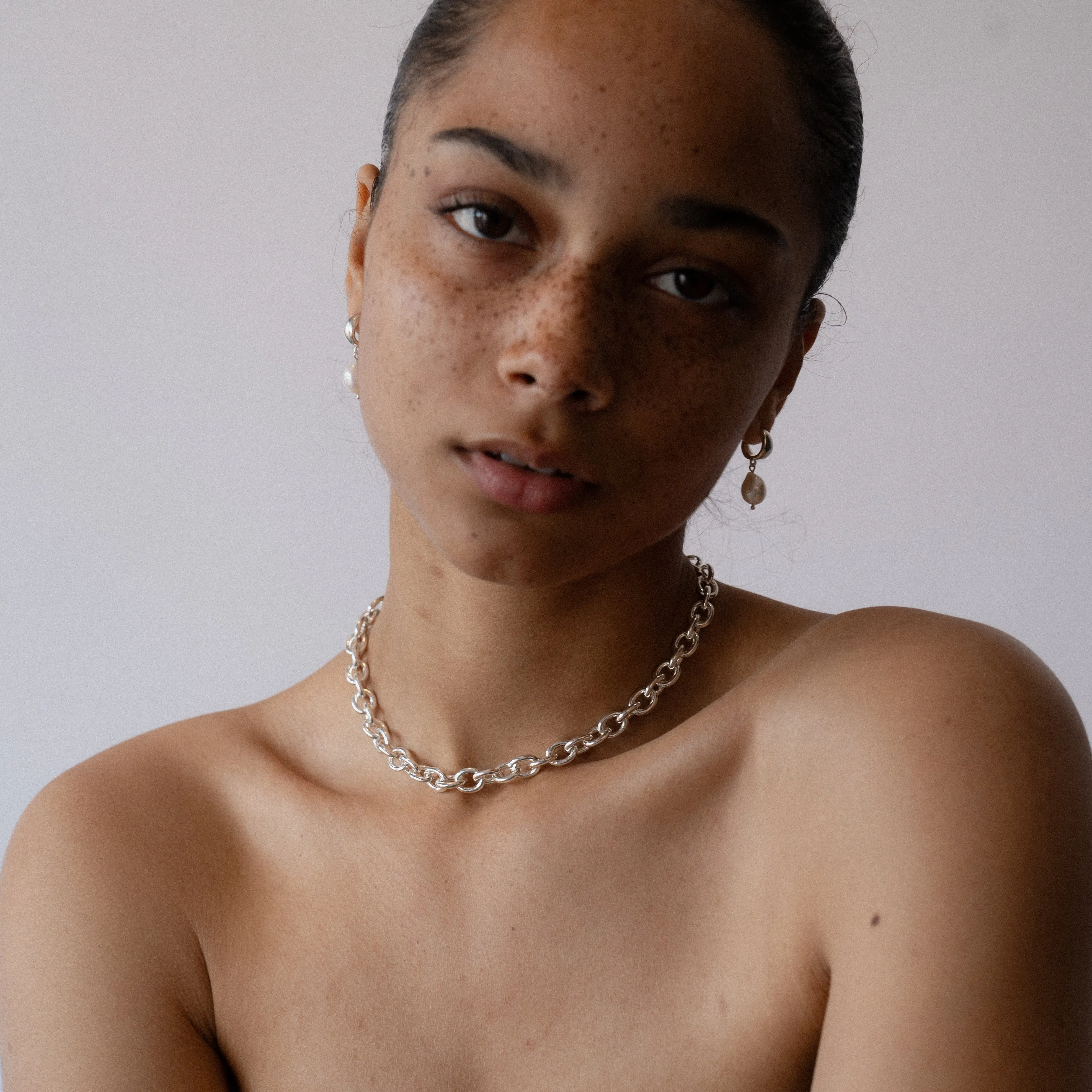 Lune Necklace | Silver