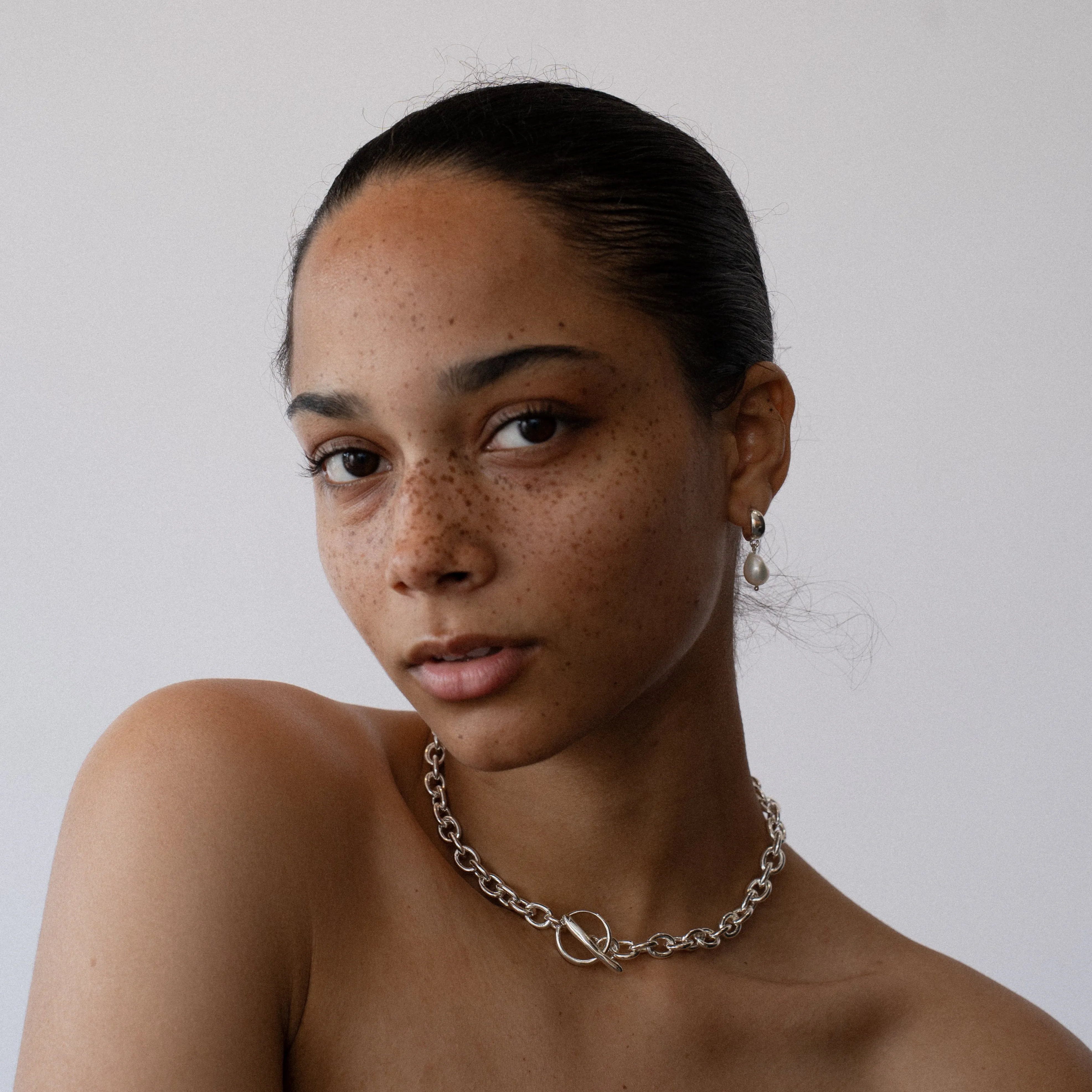 Lune Necklace | Silver
