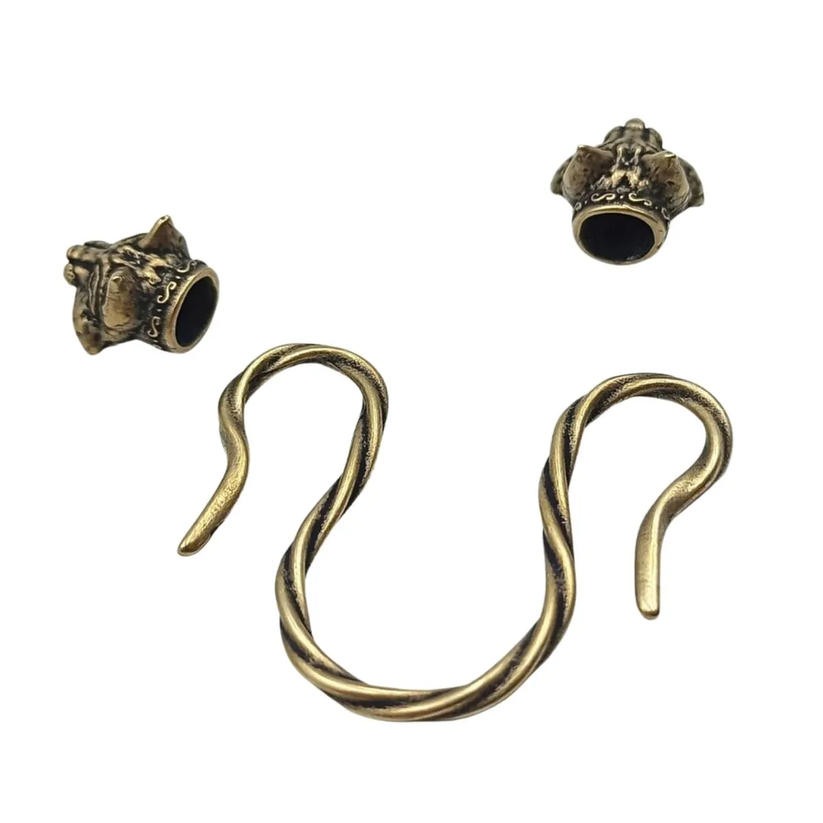 Lynx bronze necklace clasp