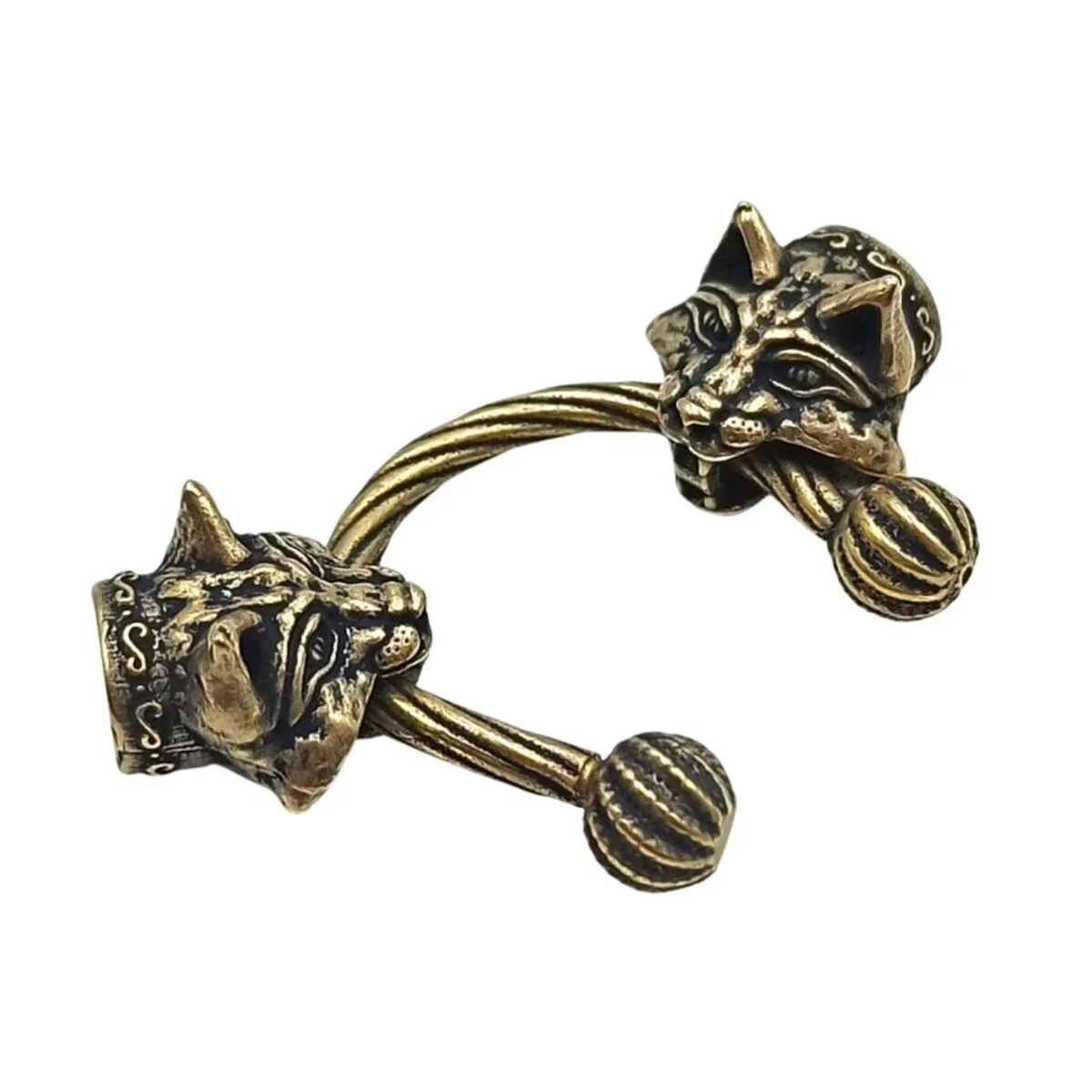 Lynx bronze necklace clasp