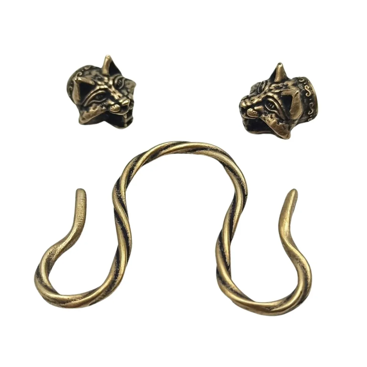 Lynx bronze necklace clasp