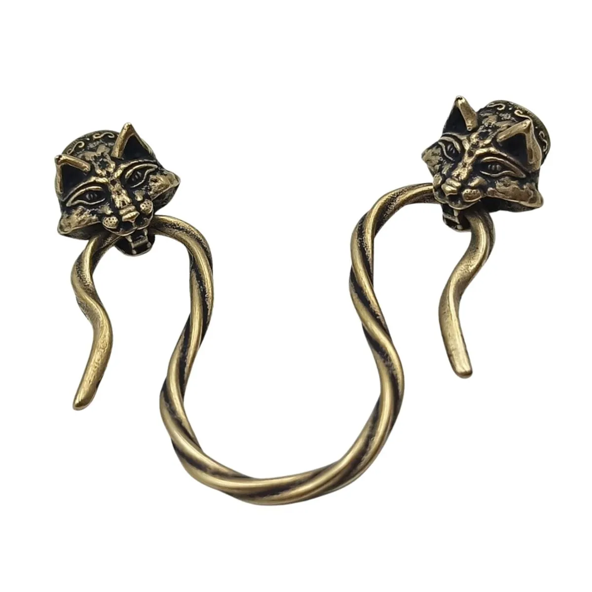 Lynx bronze necklace clasp