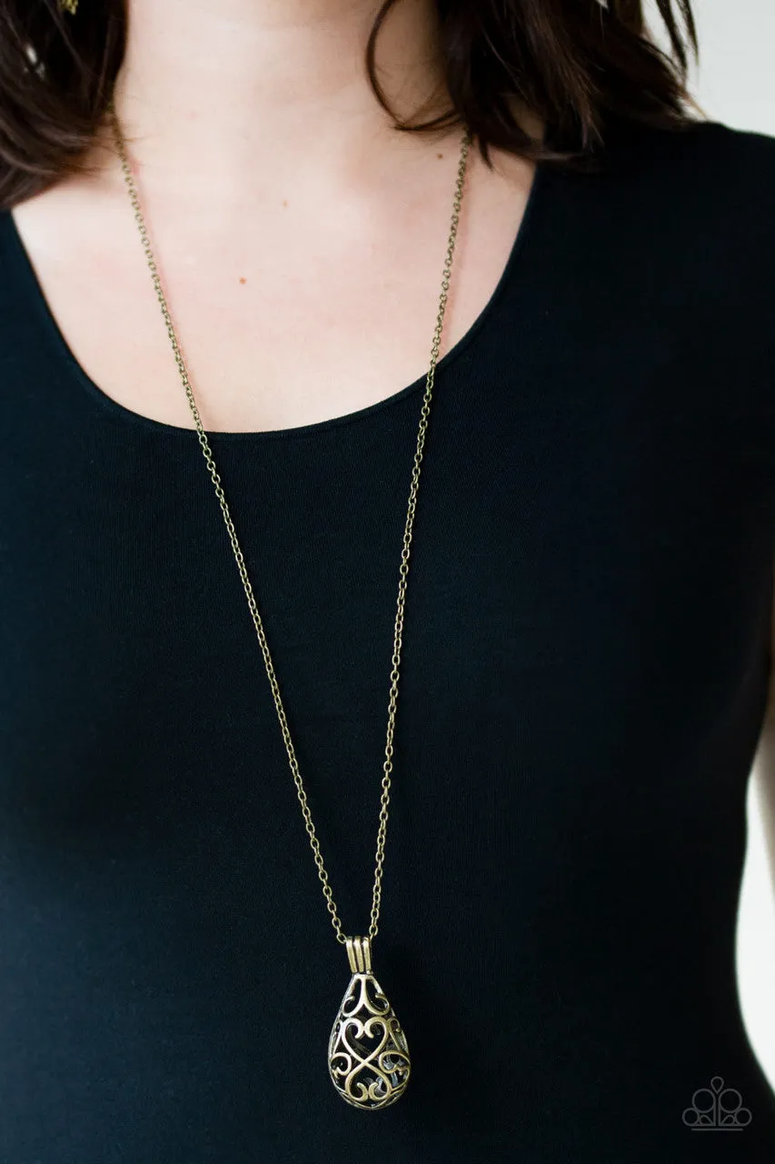 Magic Potions Brass Paparazzi Necklace