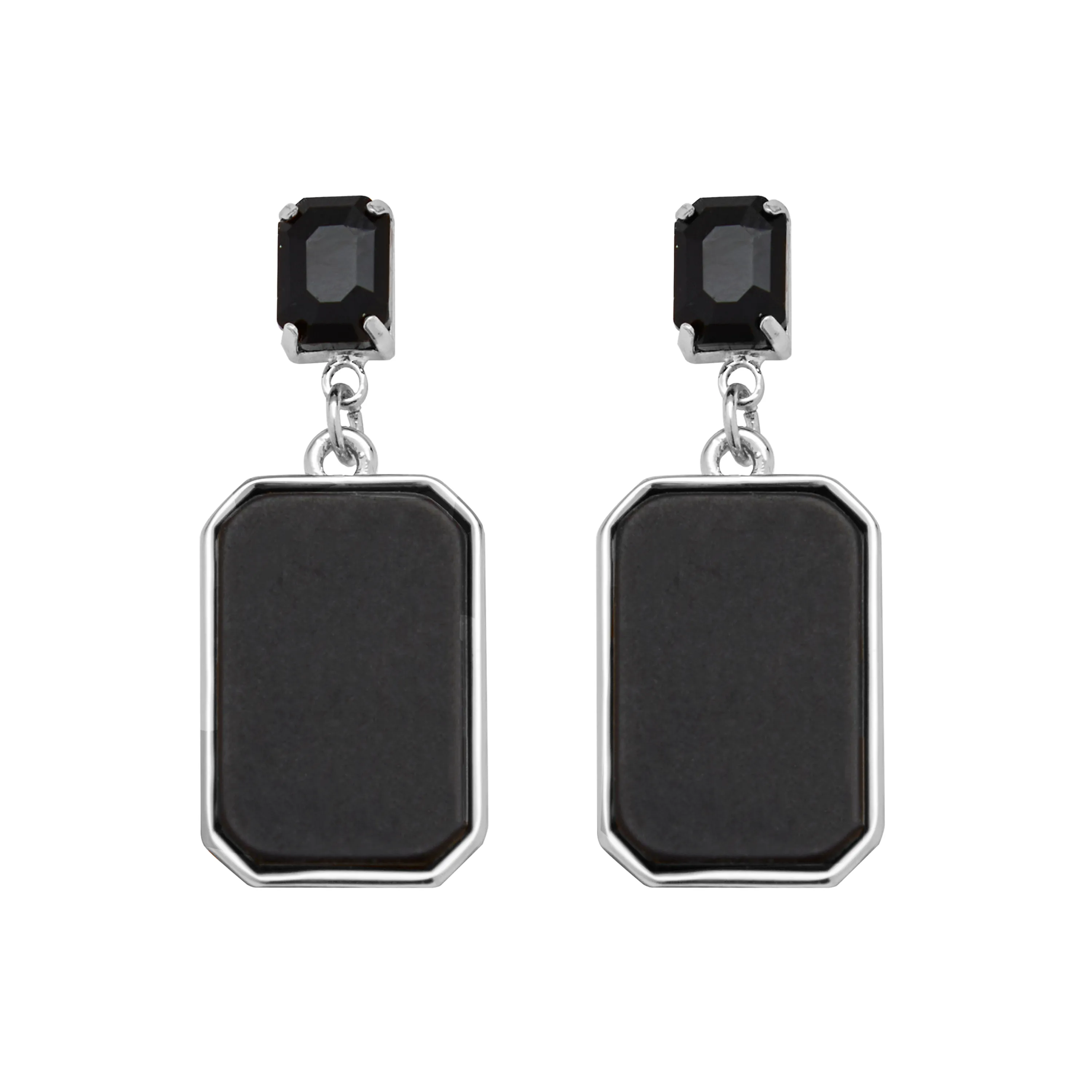 Martini Earrings in Silver