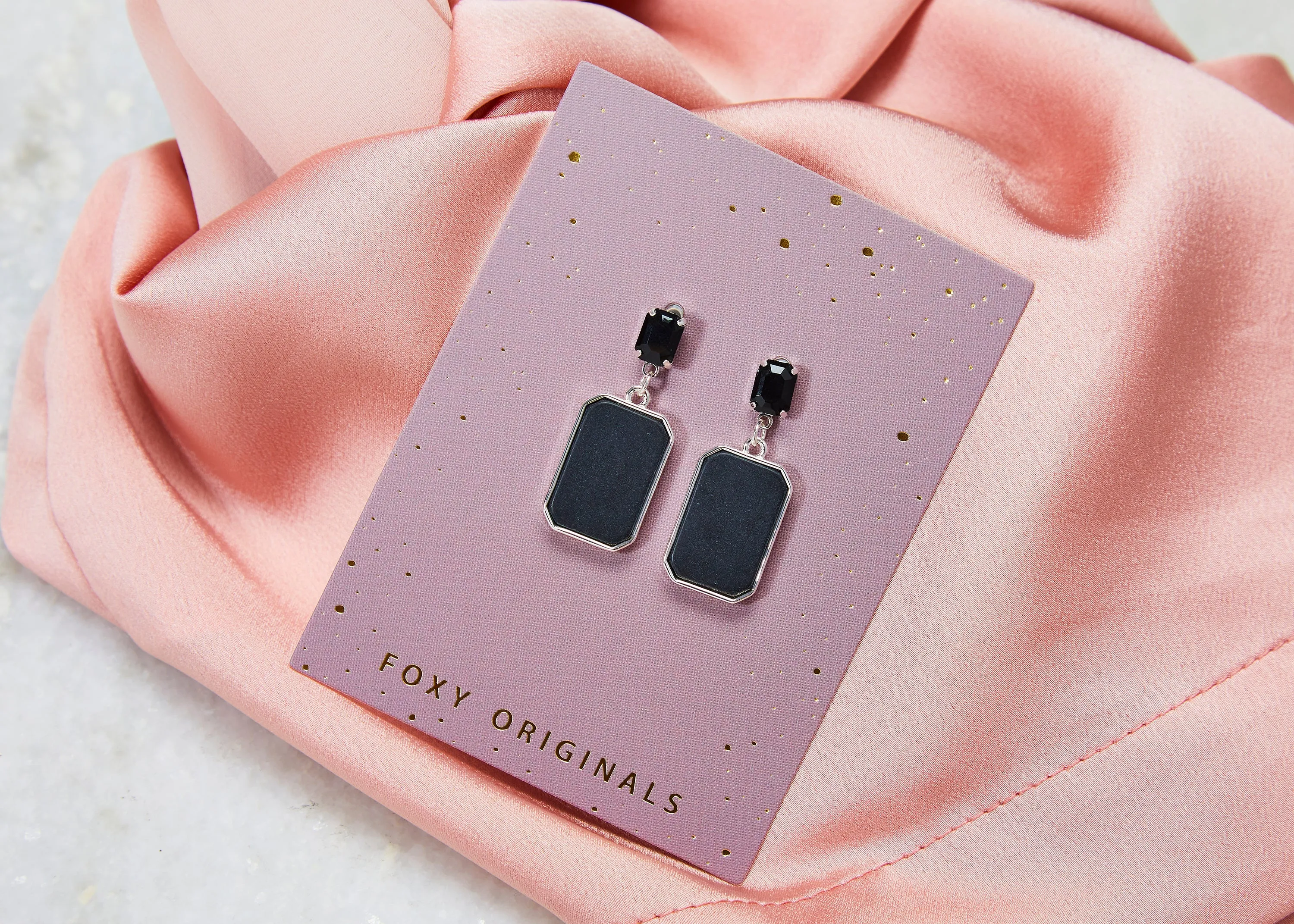 Martini Earrings in Silver