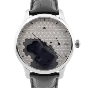 Maurice Lacroix Masterpiece "Cube" MP7158-SS001-909 Square Wheel Steel Grey BOX