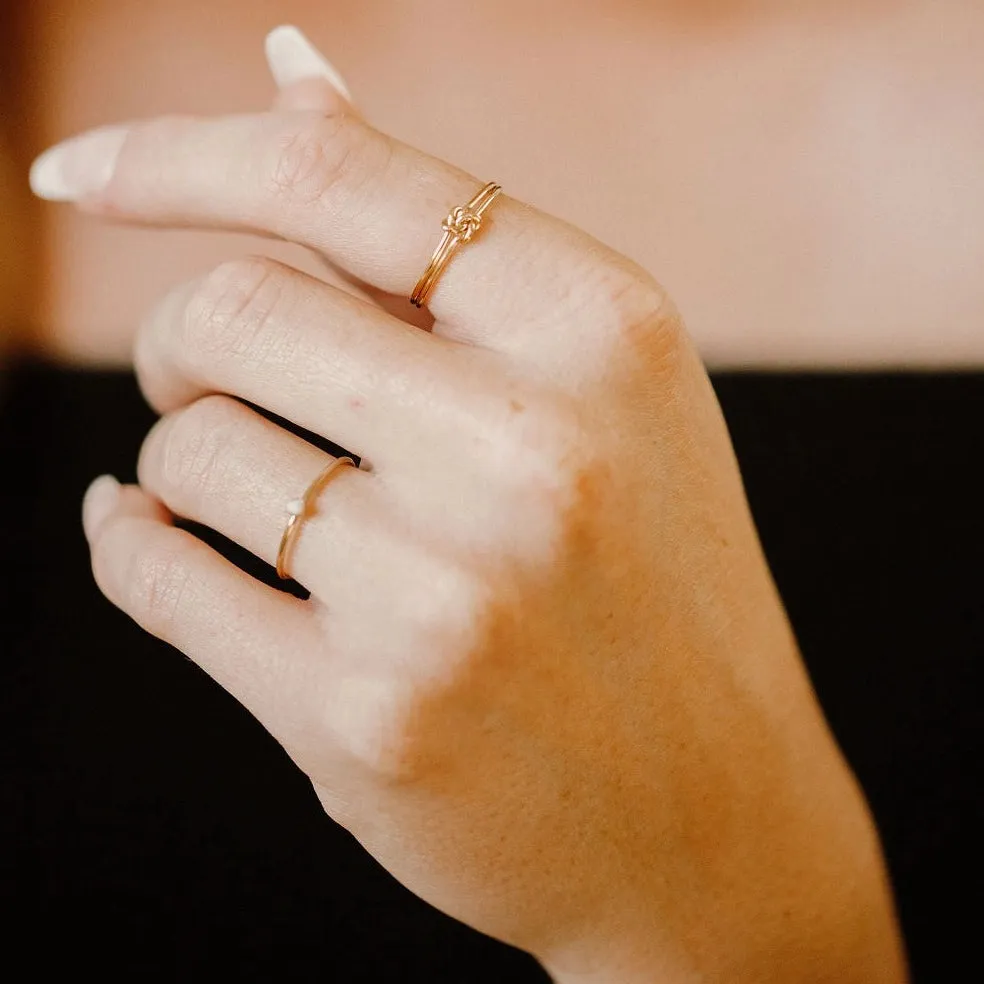 McKenna Knot Ring - 14k Gold Filled
