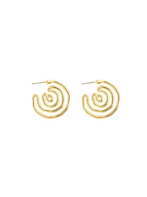 Mignonne Gavigan Varick Hoops in Gold