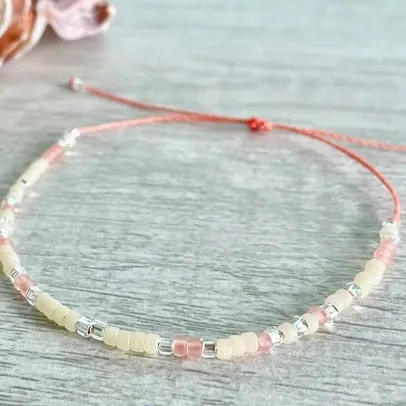 Minimalist Beaded Bracelets/Anklets