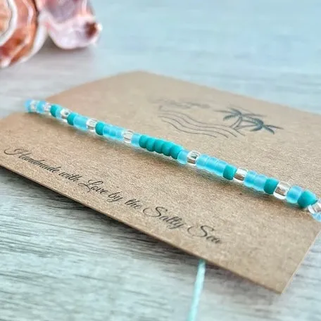 Minimalist Beaded Bracelets/Anklets