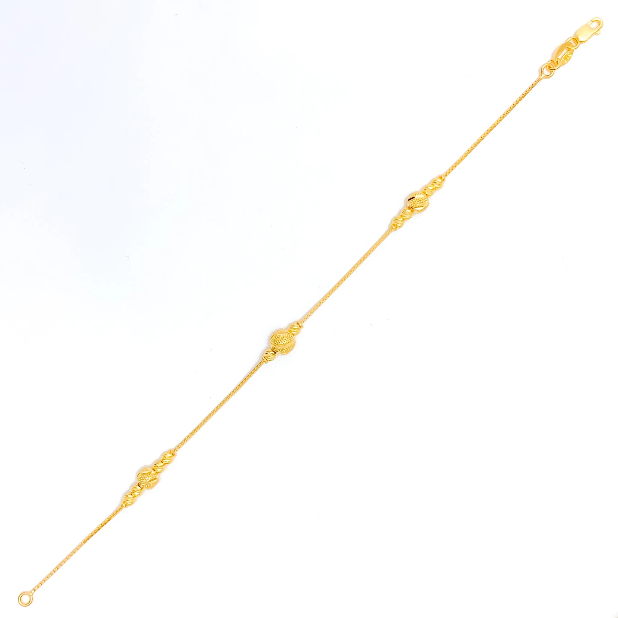 Minimalist Radiant 22k Gold Bracelet
