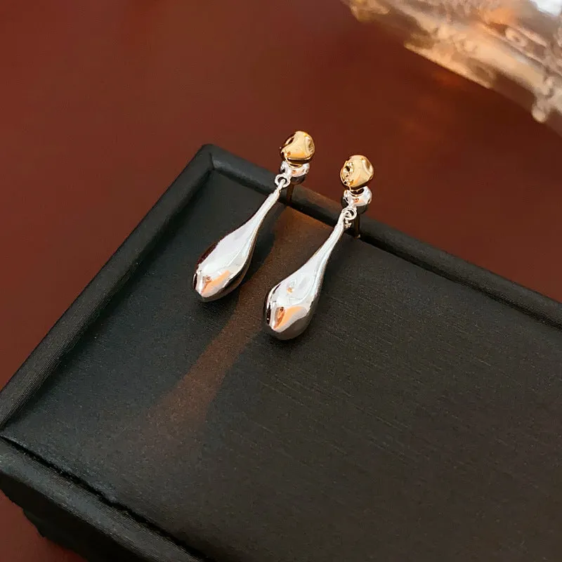 Modern Water Drop Dangle Earrings for Women