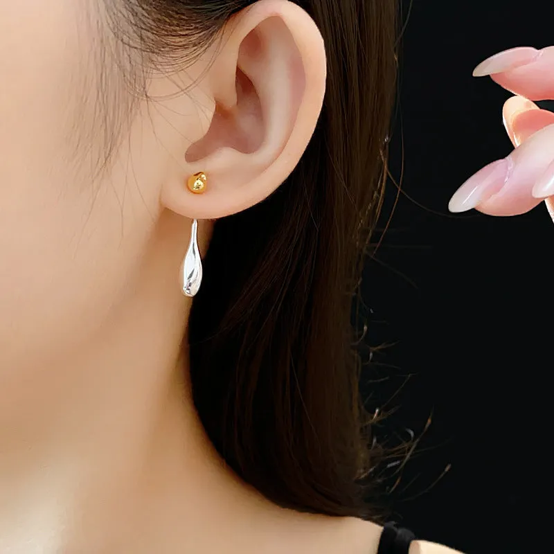 Modern Water Drop Dangle Earrings for Women