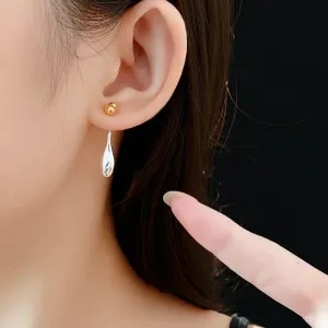Modern Water Drop Dangle Earrings for Women