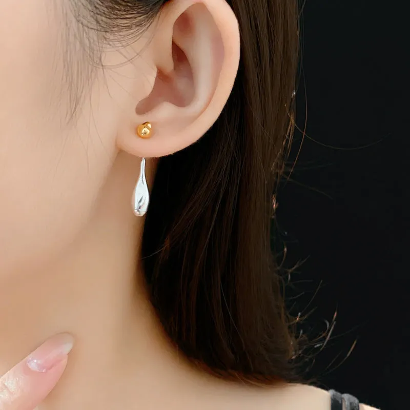Modern Water Drop Dangle Earrings for Women