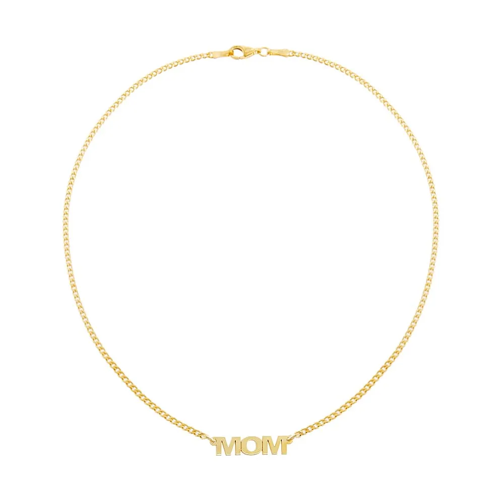 MOM Mini Nameplate Choker