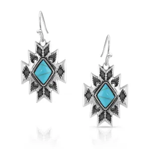 Montana Silversmith Turquoise Star Pendant Earrings