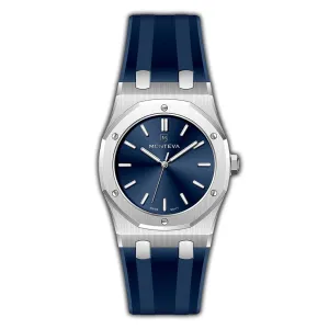 Monteva AP Gents Blue Dial Watch with Blue Dial and Rubber Strap