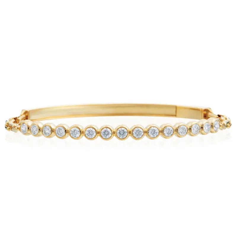 Moonlight 18K Yellow Gold Stiletto Diamond Bracelet