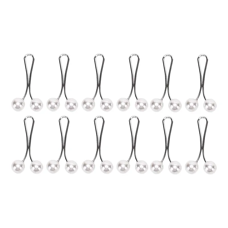 Multicolor Headscarf Pearl Pins