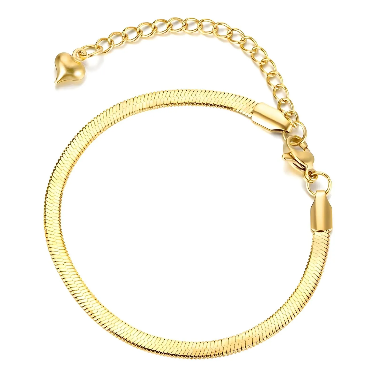 Myah herringbone single bracelet