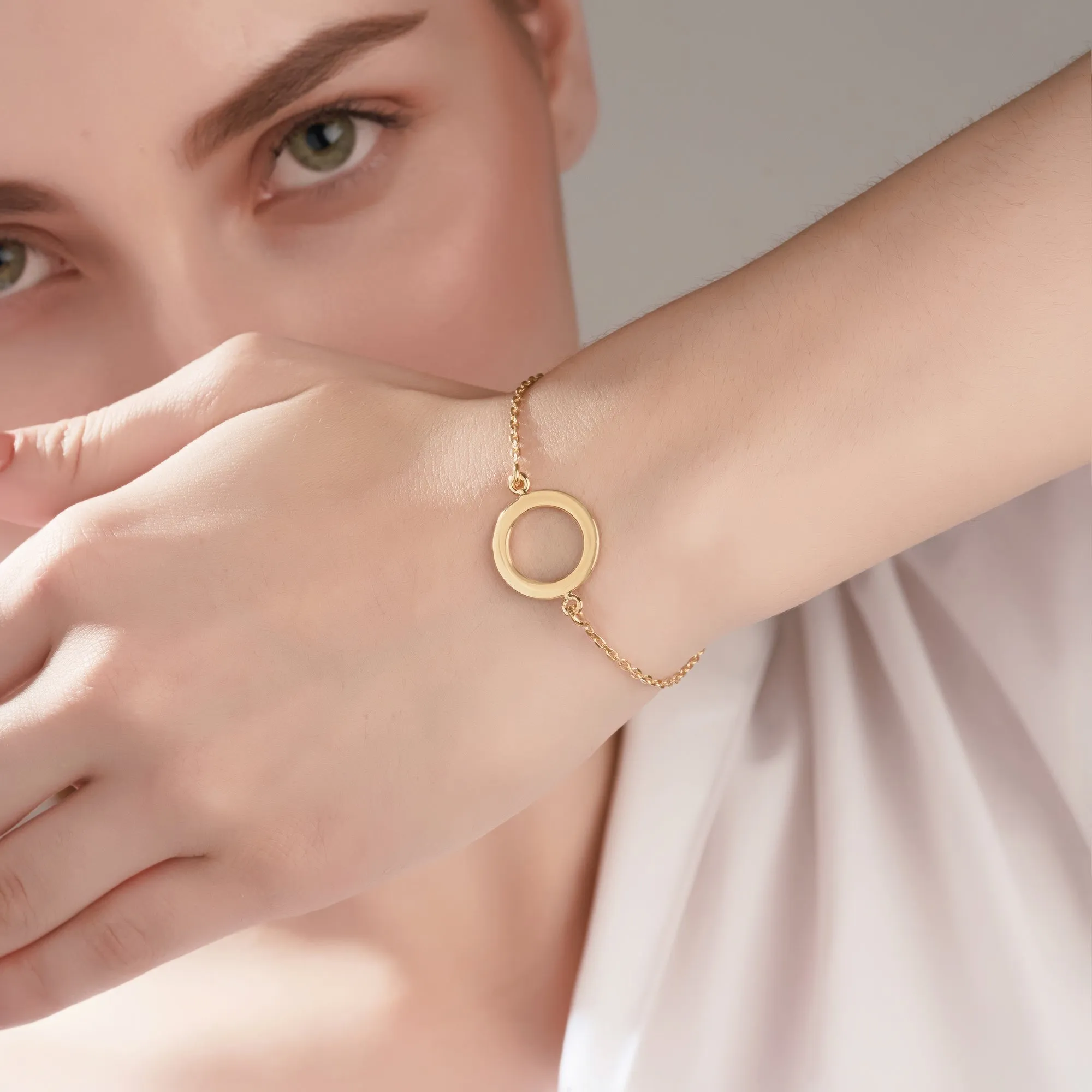 Mysha Personalized Eternal Ring Pendant & Bracelet Set