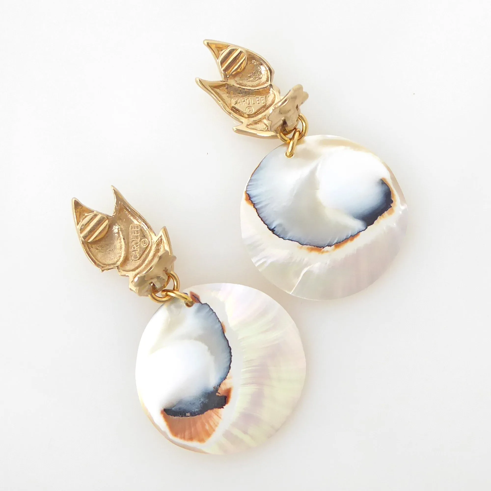 Nautilus chamber earrings