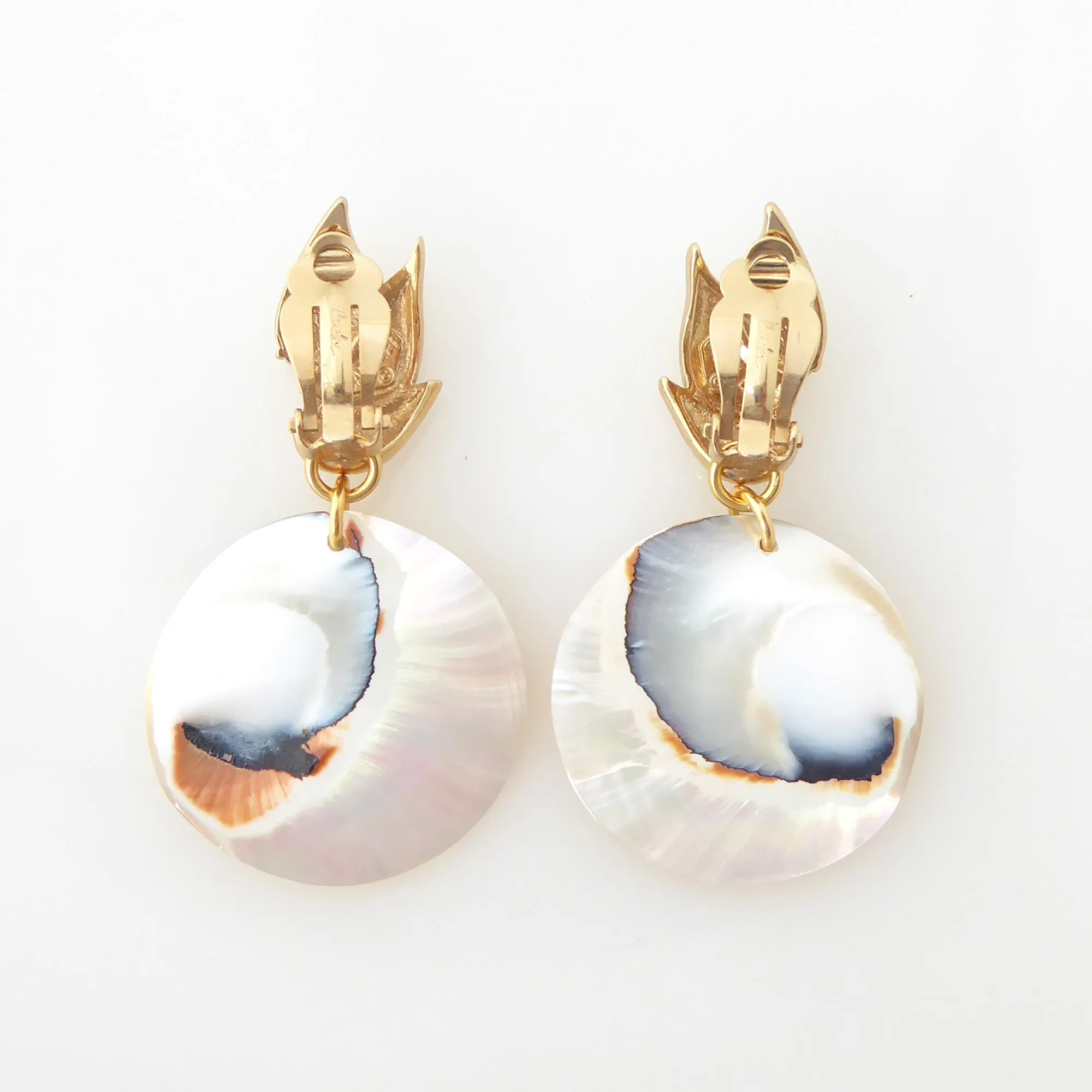 Nautilus chamber earrings
