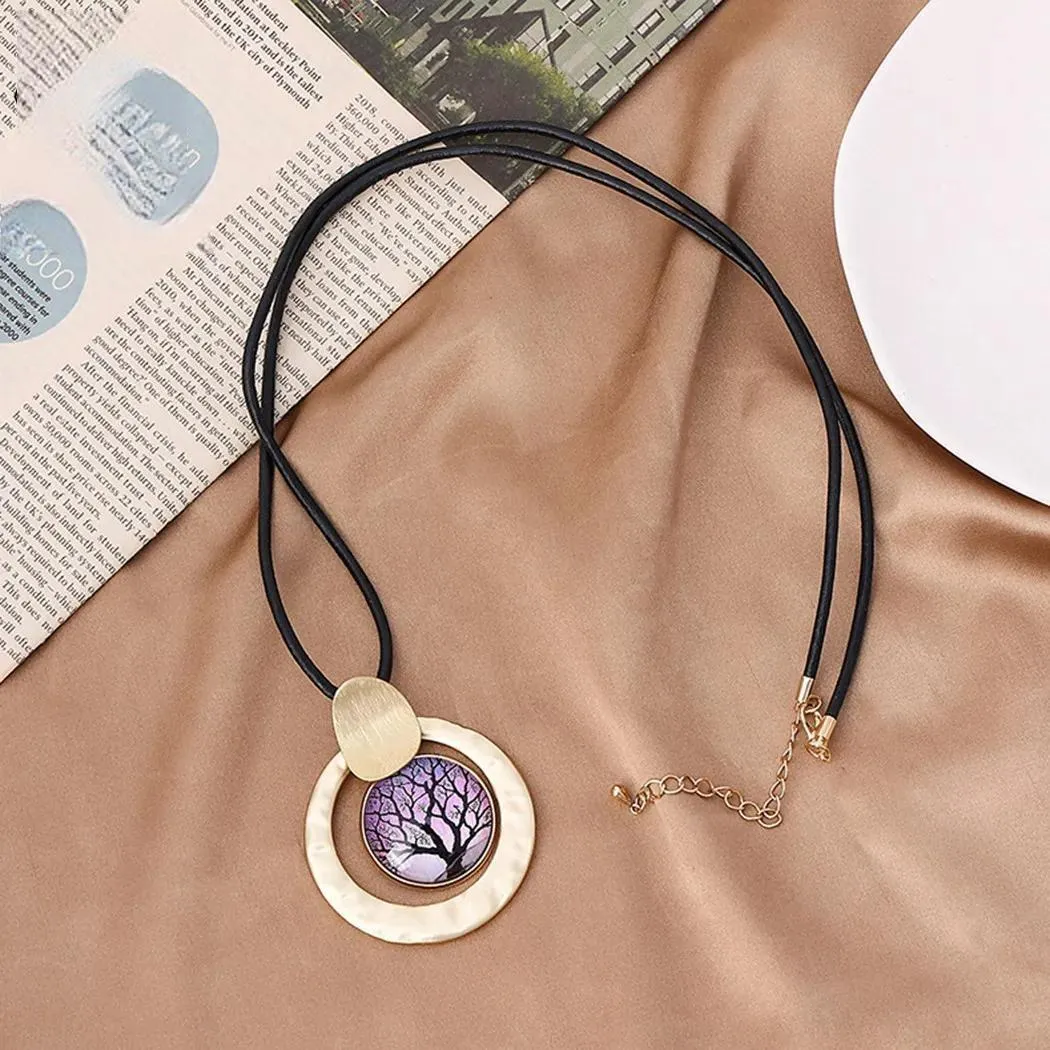 New in Handmade Long Chains Gothic Collares Necklace Alloy Jewelry for Women
