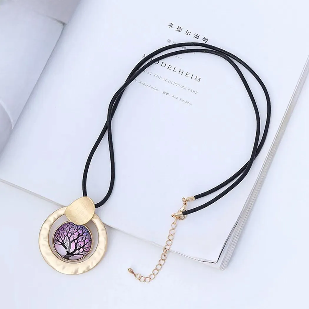 New in Handmade Long Chains Gothic Collares Necklace Alloy Jewelry for Women