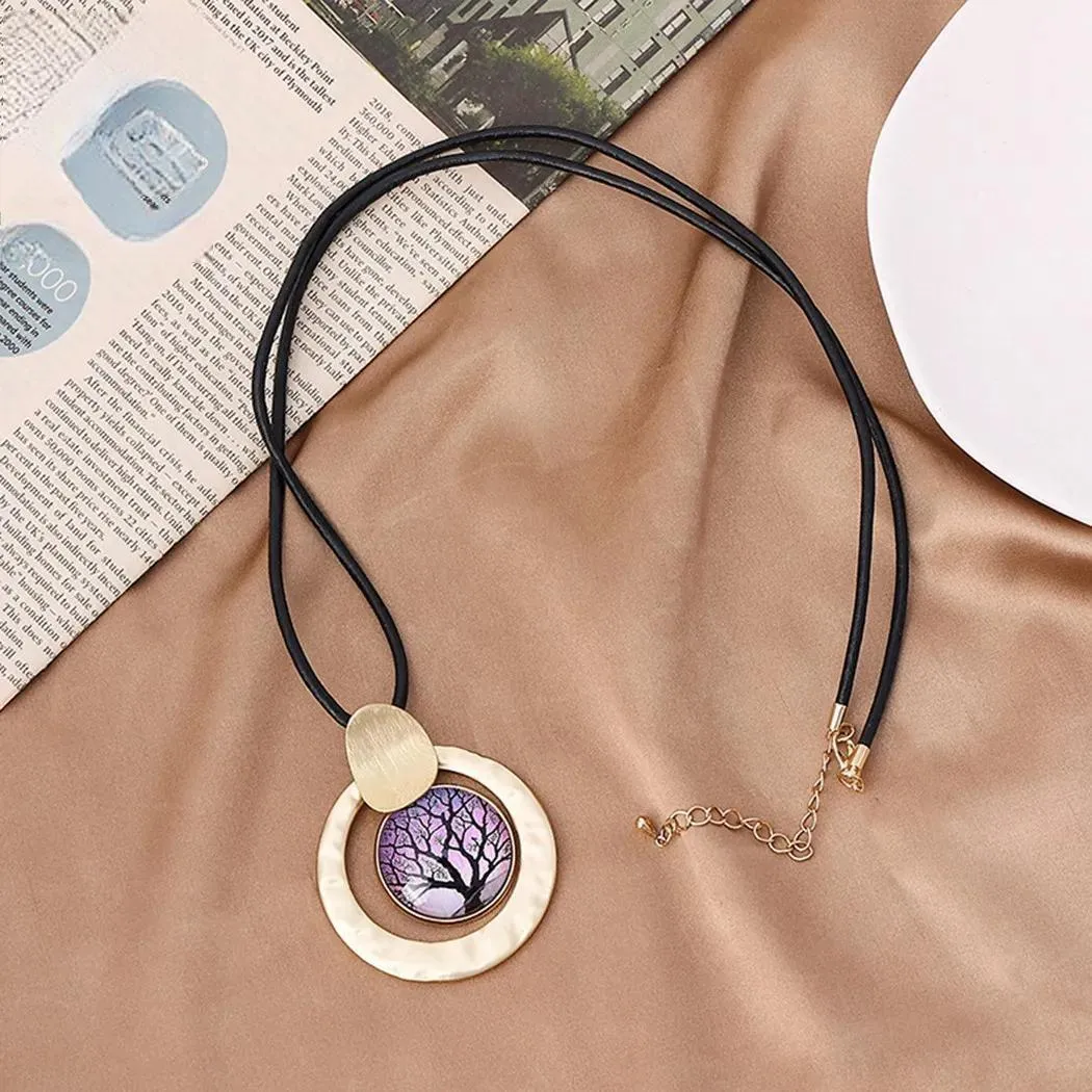 New in Handmade Long Chains Gothic Collares Necklace Alloy Jewelry for Women