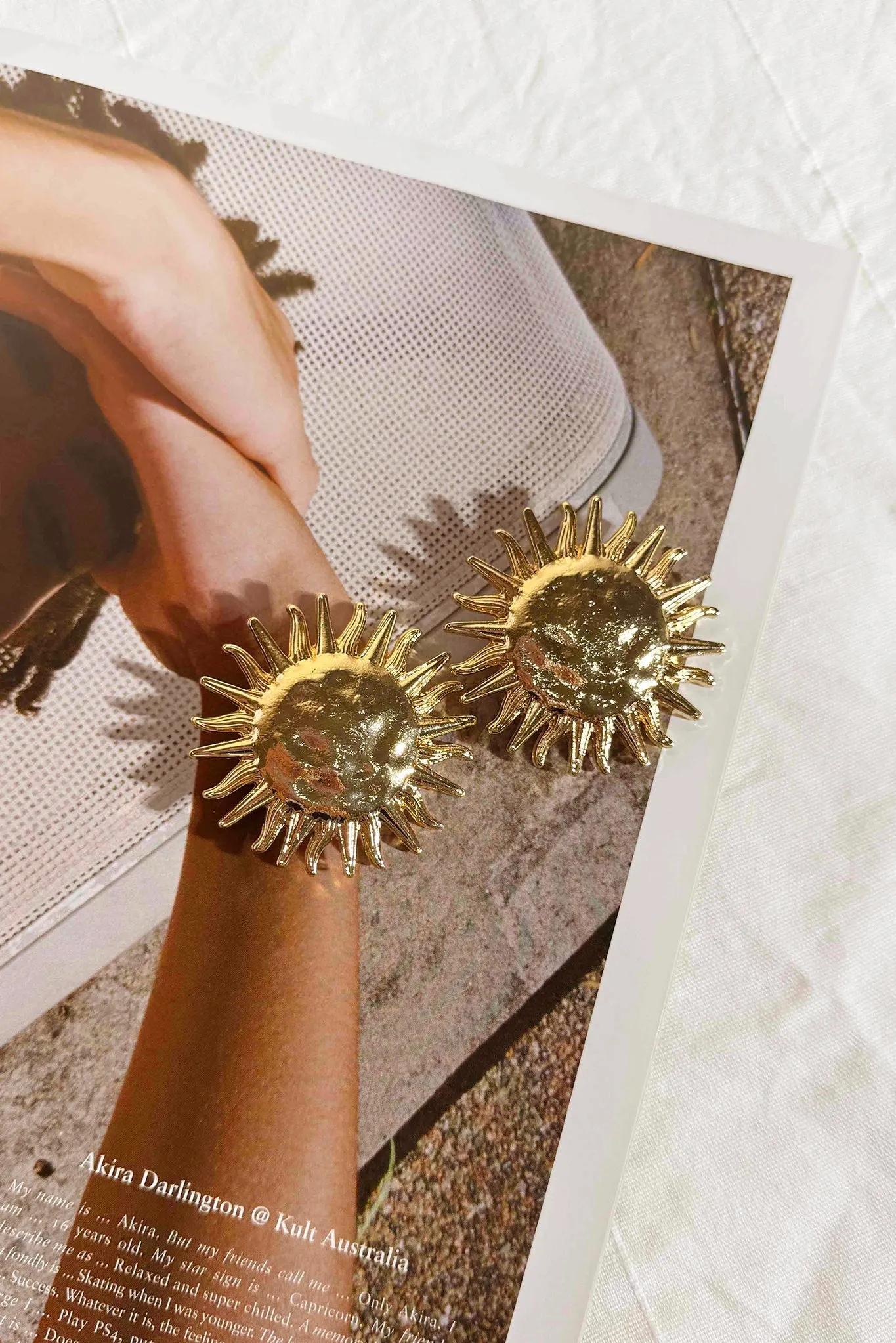Nicolette Earrings - Gold