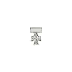 Nomination SeiMia Pendant, Pave Angel, Silver