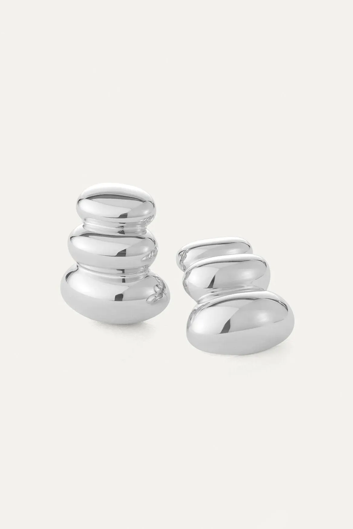 Non-Stop Earrings Silver