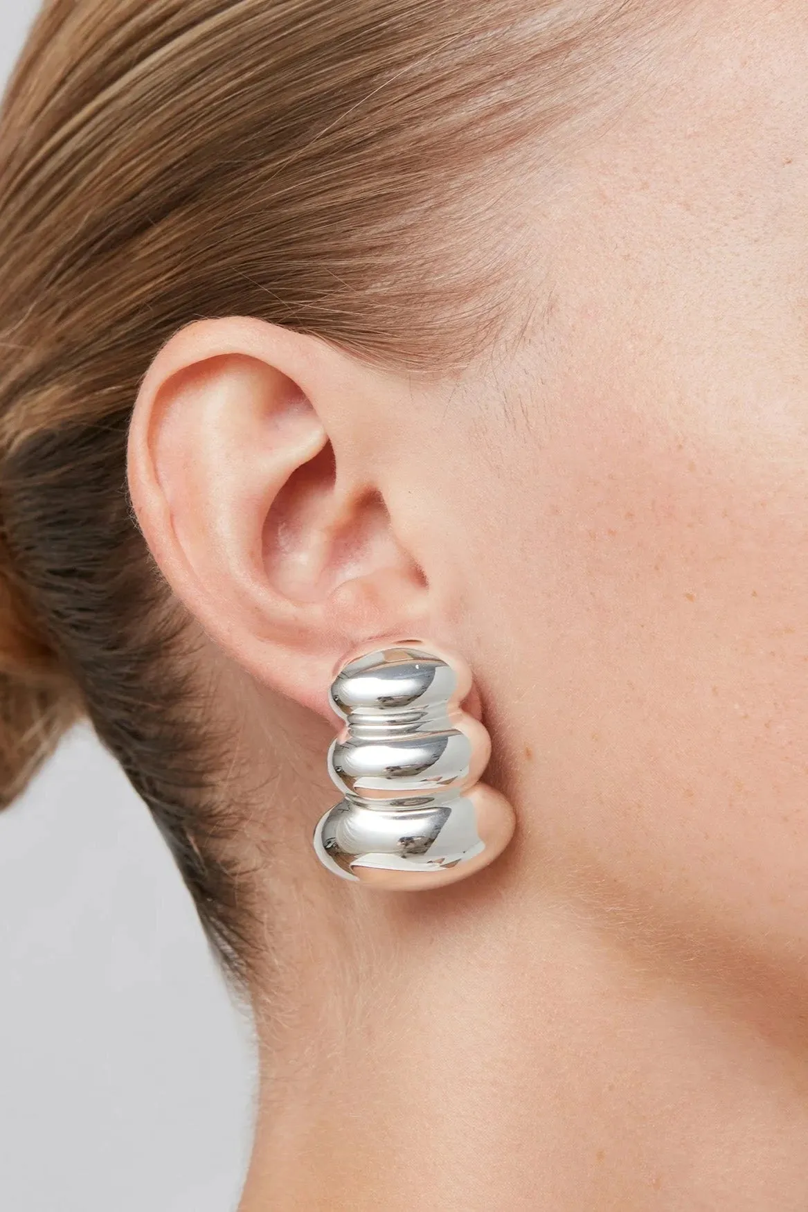 Non-Stop Earrings Silver