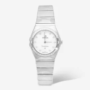 Omega Constellation Stainless Steel Diamond Quartz Ladies Watch 131.15.25.60.55.001