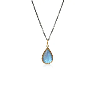 One-Of-A-Kind Moonstone Drop Pendant