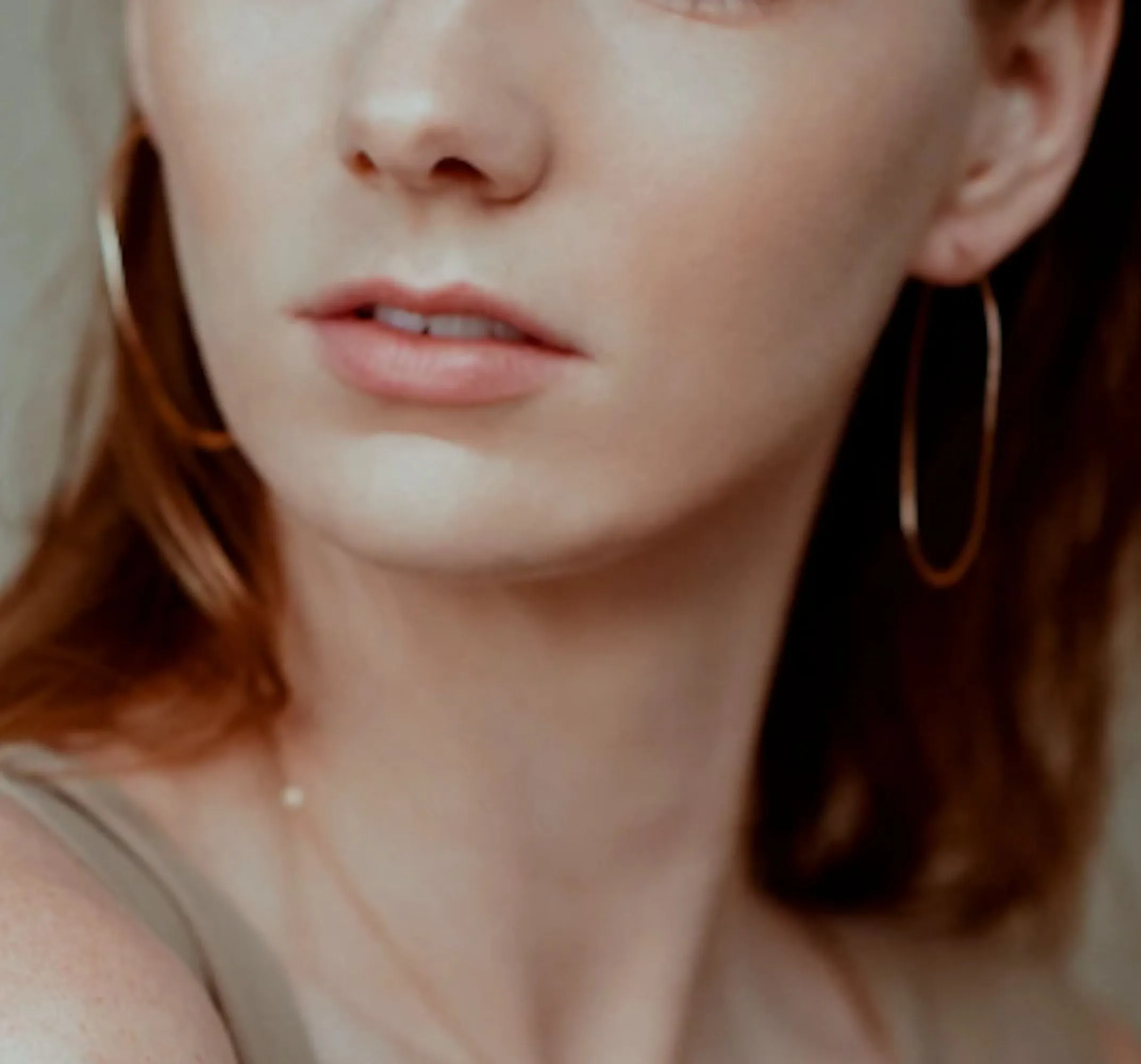 Oval Hoop Earrings - Large Hoops