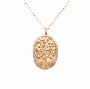 Oval Tree of Life Necklace