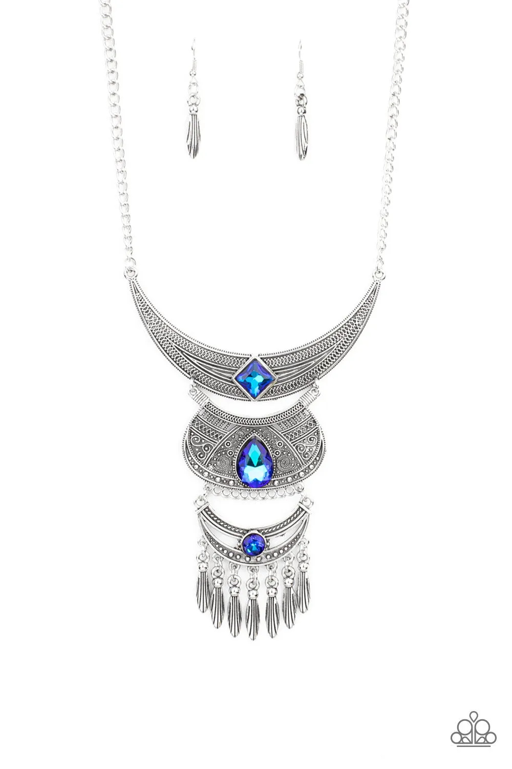 Paparazzi Lunar Enchantment - Blue Necklace