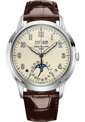 Patek Philippe Grand Complications Perpetual Calendar - White Gold - Lacquered Cream Dial - 5320G-001