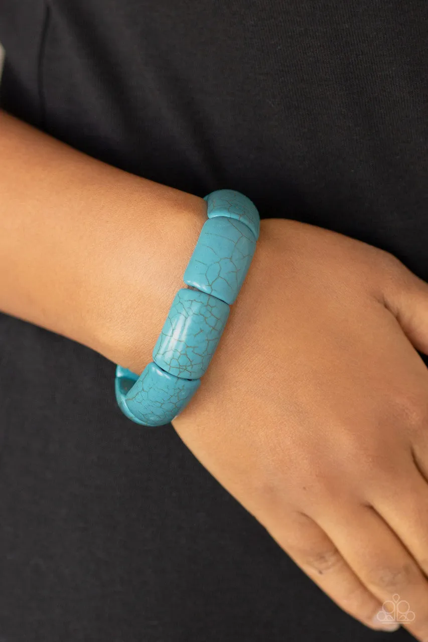 Peace Out Blue Paparazzi Bracelet