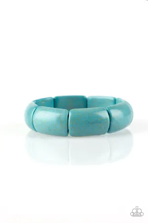 Peace Out Blue Paparazzi Bracelet