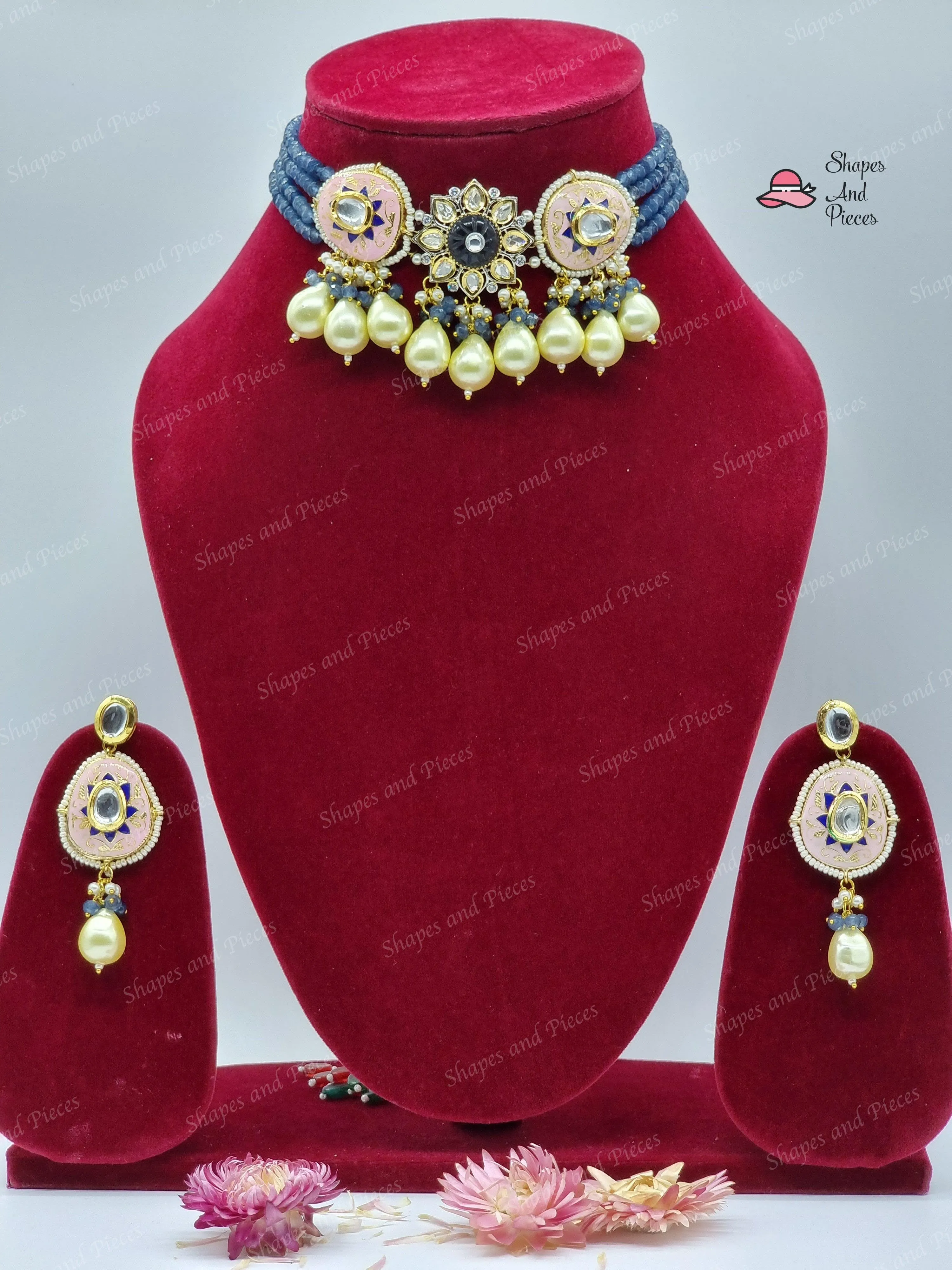 Pearl Drop Chokar Set