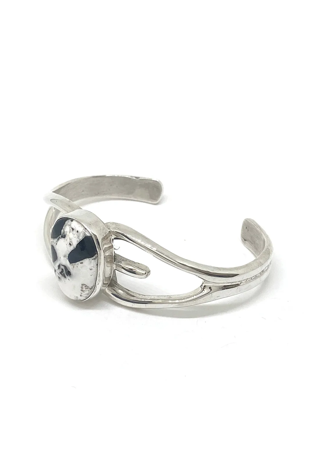 Petite White Buffalo Turquoise Bracelet