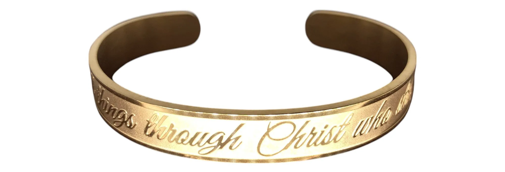 Philippians 4:13 "I can do all things through Christ who strengthens me"