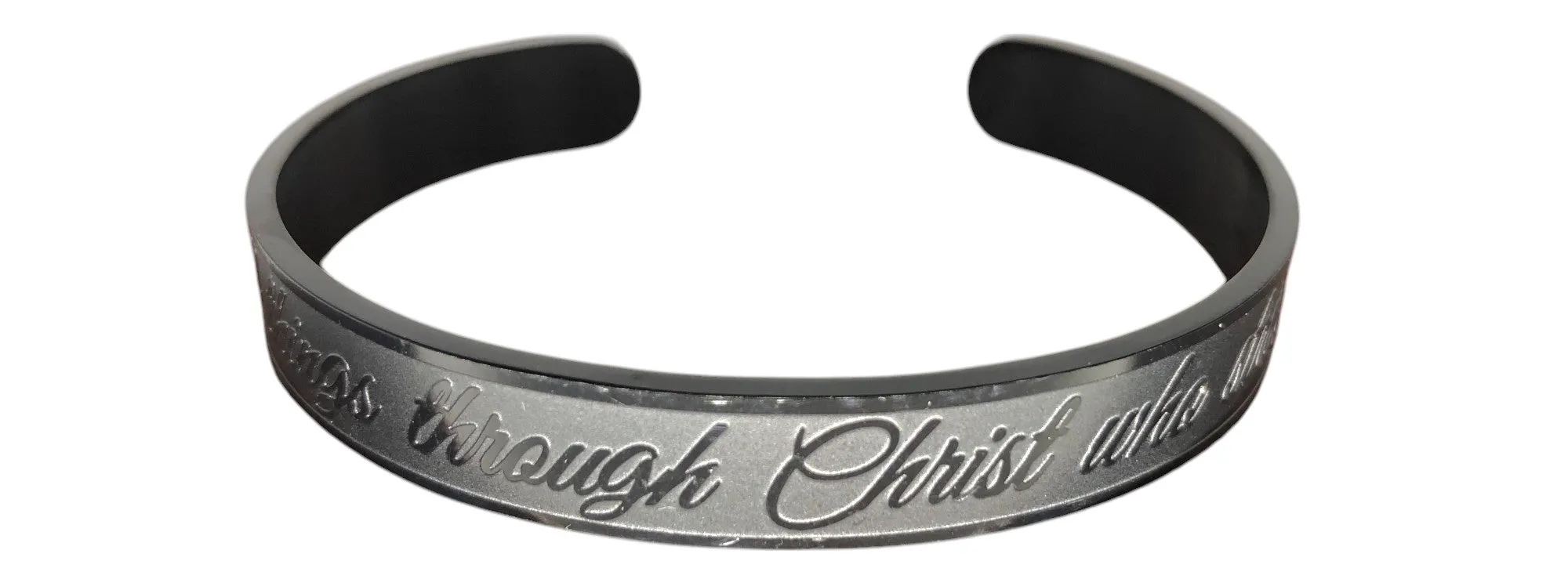 Philippians 4:13 "I can do all things through Christ who strengthens me"