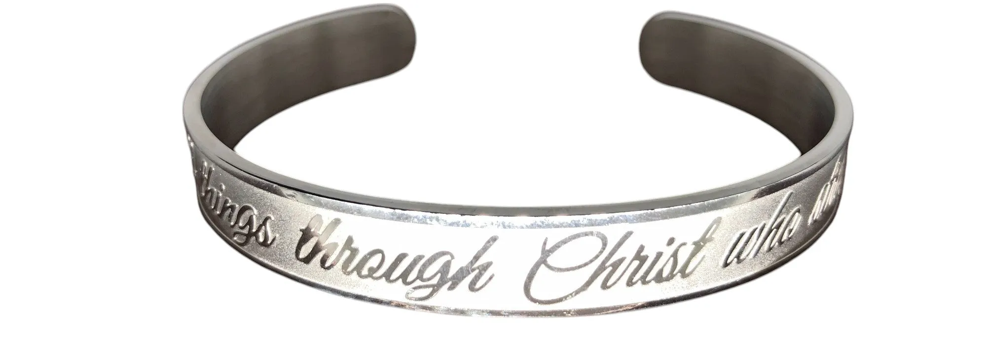 Philippians 4:13 "I can do all things through Christ who strengthens me"