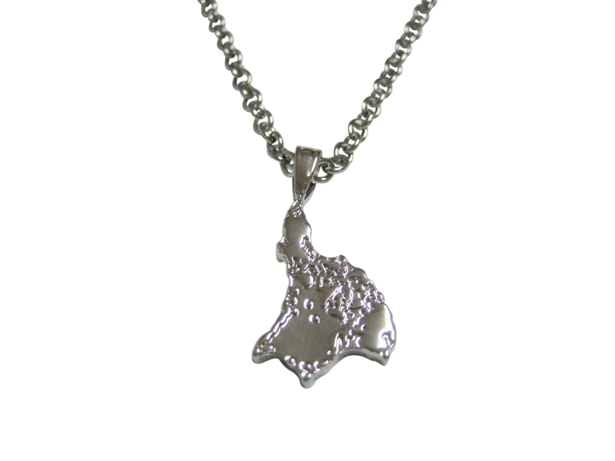 Philippines Map Shape Pendant Necklace